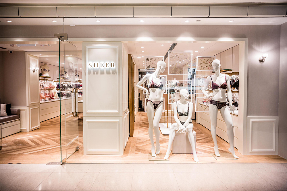 Sheer's new boutique store at the Landmark